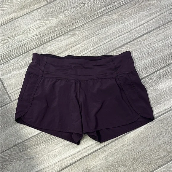 Lululemon speed shorts size 6 good used condition - Picture 1 of 5